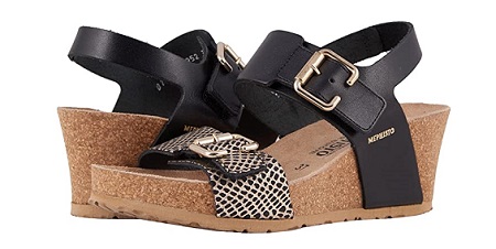 Mephisto Lissandra classy blauqe sandals 2021- Blaque Colour